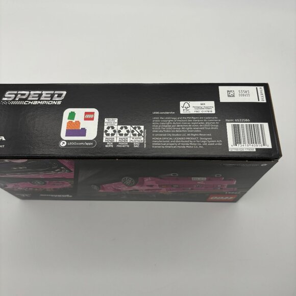 LEGO Speed Champions 2 FAST 2 FURIOUS HONDA S2000 Suki Building Toy 77241 NEW - Picture 4 of 4